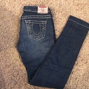 True Religion Partly Destroyed Skinny JEAN